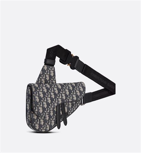 borsa dior mezzaluna|Borsa mini a tracolla Gallop Jacquard Dior Oblique beige e nero .